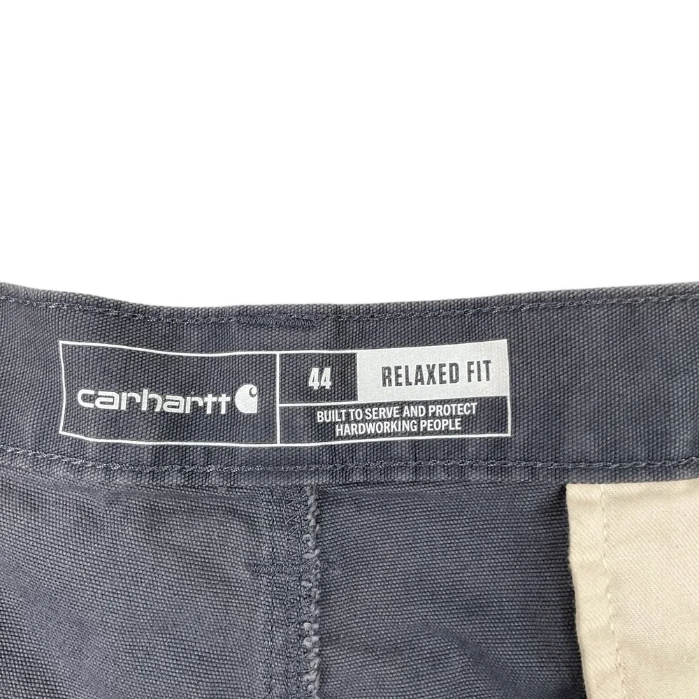 Carhartt Shorts Men 44 (ACTUAL 43x9.5) Gray Cargo Canvas Relaxed Fit